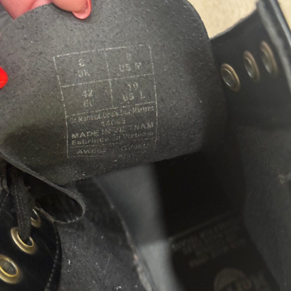 Dr. Martens Vegan Black Lace-Up Boots - Picture 5 of 6
